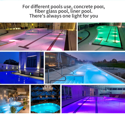 ISO9001 12V Inground Concrete Pool Light การควบคุมสวิตช์ป้องกันการกัดกร่อน