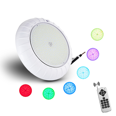 ไฟสระว่ายน้ำใต้น้ำ 12V 18W เปลี่ยนสี RGB IP68 ไฟ LED สระว่ายน้ำกันน้ำ