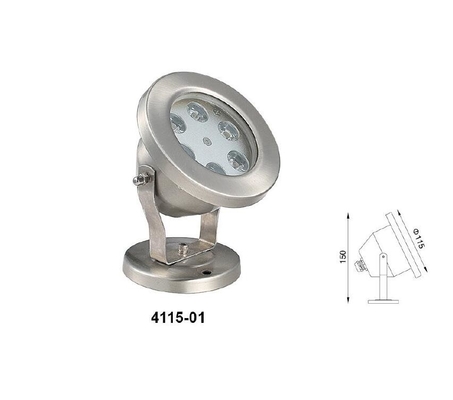 ไฟใต้น้ำ LED สแตนเลส IP68 กันน้ำทนทาน