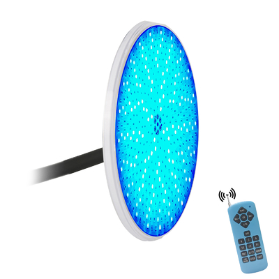 Slim RGB LED Pool Light อุปกรณ์เสริม 18W 35W เรซิ่น Filled PAR56